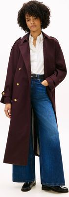 Płaszcz damski casual na wiosnę Tommy Hilfiger ze sklepu: Gomez Fashion Store w kategorii: Płaszcze damskie - zdjęcie 874714-BD9-10338_TH262W000212GR6