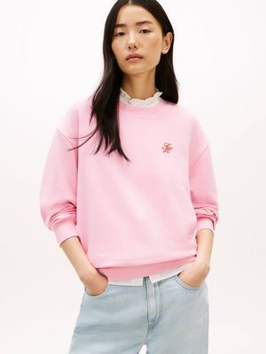 Tommy Hilfiger - Bluza damska gładka ze sklepu: Gomez Fashion Store w kategorii: Bluzy damskie - zdjęcie 874714-BD9-10338_TH262W000264G59