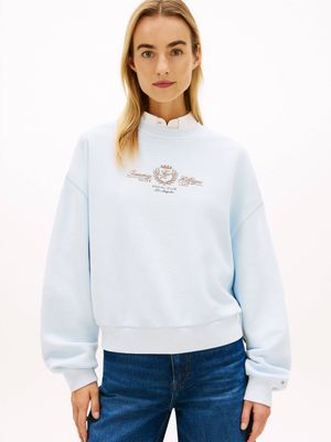 Tommy Hilfiger - Bluza damska z napisem ze sklepu: Gomez Fashion Store w kategorii: Bluzy damskie - zdjęcie 874714-BD9-10338_TH262W000265G77