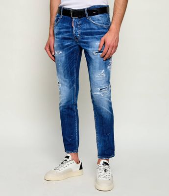 Jeansy męskie Dsquared2 ze sklepu: Gomez Fashion Store w kategorii: Jeansy męskie - zdjęcie 874714-BD9-10338_DQ262M000014470