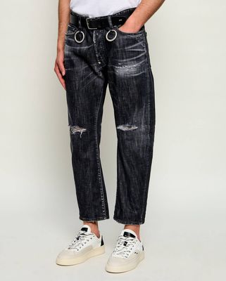 Jeansy męskie na wiosnę Dsquared2 ze sklepu: Gomez Fashion Store w kategorii: Jeansy męskie - zdjęcie 874714-BD9-10338_DQ262M000020900