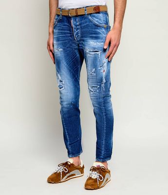 Jeansy męskie na wiosnę Dsquared2 ze sklepu: Gomez Fashion Store w kategorii: Jeansy męskie - zdjęcie 874714-BD9-10338_DQ262M000021470