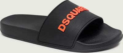 Klapki męskie Dsquared2 ze sklepu: Gomez Fashion Store w kategorii: Klapki męskie - zdjęcie 874714-BD9-10338_DQ262M000042083