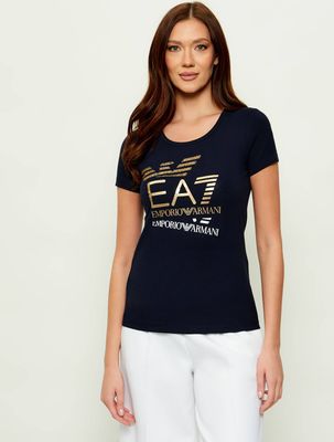 Bluzka damska na wiosnę na lato EA7 ze sklepu: Gomez Fashion Store w kategorii: Bluzki damskie - zdjęcie 874714-BD9-10338_E7262W000042C52