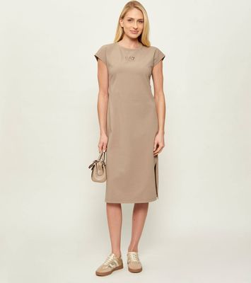 Sukienka wiosenna EA7 ze sklepu: Gomez Fashion Store w kategorii: Sukienki - zdjęcie 874714-BD9-10338_E7262W000049F78