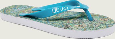 Klapki damskie Liu Jo Beachwear ze sklepu: Gomez Fashion Store w kategorii: Klapki damskie - zdjęcie 874714-BD9-10338_LB262W000022980
