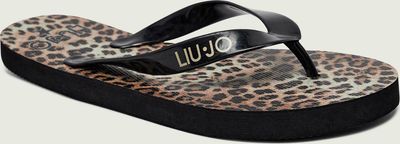 Liu Jo Beachwear - Klapki damskie na lato ze sklepu: Gomez Fashion Store w kategorii: Klapki damskie - zdjęcie 874714-BD9-10338_LB262W000022979