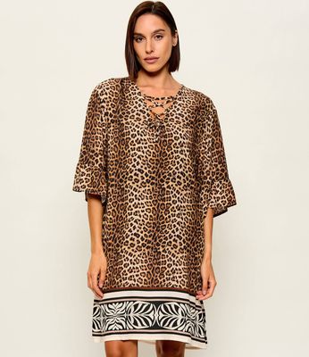 Sukienka na wiosnę Liu Jo Beachwear ze sklepu: Gomez Fashion Store w kategorii: Sukienki - zdjęcie 874714-BD9-10338_LB262W000033979