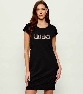 Sukienka casualowa Liu Jo Beachwear ze sklepu: Gomez Fashion Store w kategorii: Sukienki - zdjęcie 874714-BD9-10338_LB262W000041908