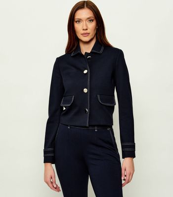 Liu Jo - Marynarka na jesień ze sklepu: Gomez Fashion Store w kategorii: Marynarki damskie - zdjęcie 874714-BD9-10338_LJ262W000093100