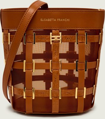 Listonoszka Elisabetta Franchi ze sklepu: Gomez Fashion Store w kategorii: Listonoszki - zdjęcie 874714-BD9-10338_EF262W000054600