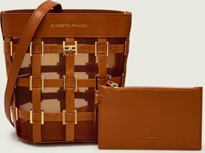 Listonoszka elegancka Elisabetta Franchi ze sklepu: Gomez Fashion Store w kategorii: Listonoszki - zdjęcie 874714-BD9-10338_EF262W000054600
