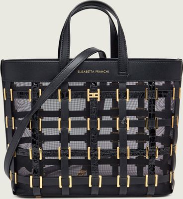 Shopper bag Elisabetta Franchi ze sklepu: Gomez Fashion Store w kategorii: Torby Shopper bag - zdjęcie 874714-BD9-10338_EF262W000064110