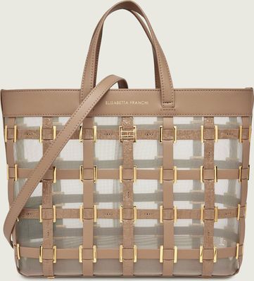 Shopper bag Elisabetta Franchi ze sklepu: Gomez Fashion Store w kategorii: Torby Shopper bag - zdjęcie 874714-BD9-10338_EF262W000064229