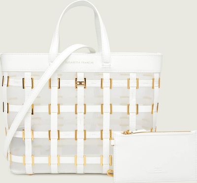 Shopper bag Elisabetta Franchi ze sklepu: Gomez Fashion Store w kategorii: Torby Shopper bag - zdjęcie 874714-BD9-10338_EF262W000064360