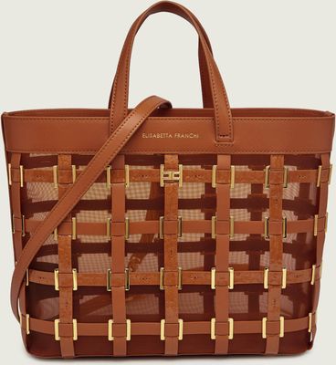 Shopper bag Elisabetta Franchi ze sklepu: Gomez Fashion Store w kategorii: Torby Shopper bag - zdjęcie 874714-BD9-10338_EF262W000064600