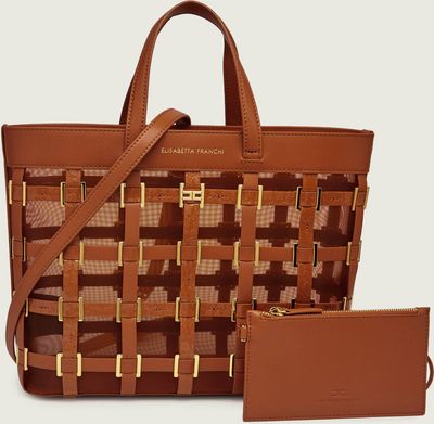 Shopper bag Elisabetta Franchi ze sklepu: Gomez Fashion Store w kategorii: Torby Shopper bag - zdjęcie 874714-BD9-10338_EF262W000064600