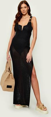 Elisabetta Franchi - Sukienka ze sklepu: Gomez Fashion Store w kategorii: Sukienki - zdjęcie 874714-BD9-10338_EF262W000069110