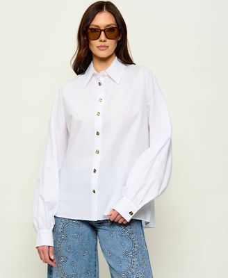 Koszula damska elegancka Liu Jo ze sklepu: Gomez Fashion Store w kategorii: Koszule damskie - zdjęcie 874714-BD9-10338_LC262W000219001