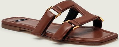 Elisabetta Franchi - Klapki damskie w stylu klasycznym ze sklepu: Gomez Fashion Store w kategorii: Klapki damskie - zdjęcie 874714-BD9-10338_EF262W000103600