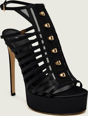 Sandały damskie wiosenne w stylu klasycznym Elisabetta Franchi ze sklepu: Gomez Fashion Store w kategorii: Sandały damskie - zdjęcie 874714-BD9-10338_EF262W000107110