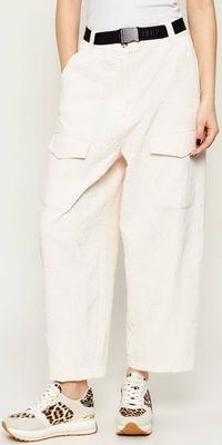 Spodnie damskie na wiosnę Liu Jo Sport ze sklepu: Gomez Fashion Store w kategorii: Spodnie damskie - zdjęcie 874714-BD9-10338_LS262W000009573
