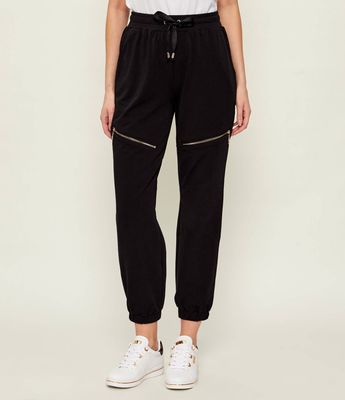 Spodnie damskie na wiosnę Liu Jo Sport ze sklepu: Gomez Fashion Store w kategorii: Spodnie damskie - zdjęcie 874714-BD9-10338_LS262W000010222
