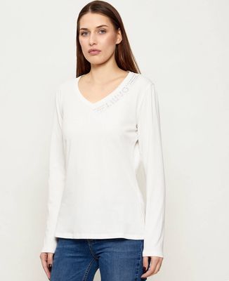 Liu Jo Sport - Bluzka damska elegancka ze sklepu: Gomez Fashion Store w kategorii: Bluzki damskie - zdjęcie 874714-BD9-10338_LS262W000032959