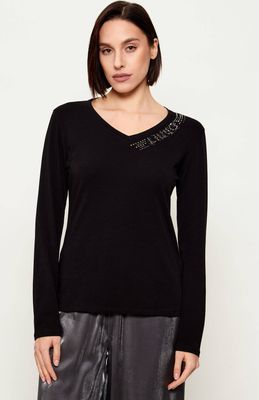 Liu Jo Sport - Bluzka damska w stylu glamour ze sklepu: Gomez Fashion Store w kategorii: Bluzki damskie - zdjęcie 874714-BD9-10338_LS262W000032960