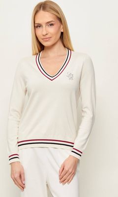 Liu Jo Sport - Sweter damski elegancki ze sklepu: Gomez Fashion Store w kategorii: Swetry damskie - zdjęcie 874714-BD9-10338_LS262W000035654