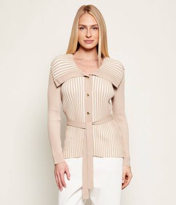 Liu Jo Sport - Sweter damski elegancki ze sklepu: Gomez Fashion Store w kategorii: Swetry damskie - zdjęcie 874714-BD9-10338_LS262W000040652