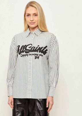 Koszula damska elegancka AllSaints ze sklepu: Gomez Fashion Store w kategorii: Koszule damskie - zdjęcie 874714-BD9-10338_AA261W000001028