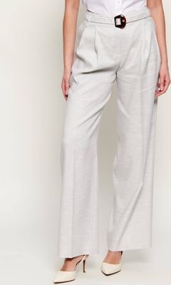 Spodnie damskie na wiosnę HUGO ze sklepu: Gomez Fashion Store w kategorii: Spodnie damskie - zdjęcie 874714-BD9-10338_BU262W000046971