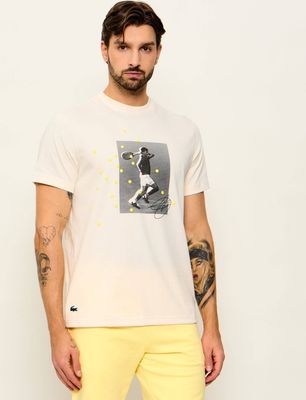 Lacoste - T-shirt męski na wiosnę ze sklepu: Gomez Fashion Store w kategorii: T-shirty męskie - zdjęcie 874714-BD9-10338_LA262M000100A13