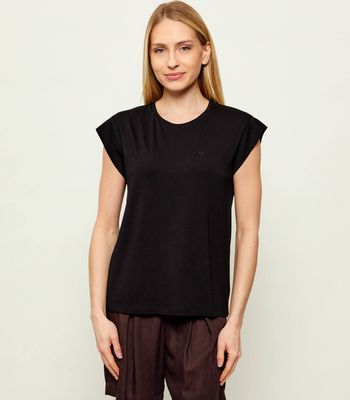 Bluzka damska casualowa Emporio Armani ze sklepu: Gomez Fashion Store w kategorii: Bluzki damskie - zdjęcie 874714-BD9-10338_EW262W000008M13