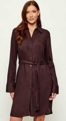 Sukienka na jesień Emporio Armani ze sklepu: Gomez Fashion Store w kategorii: Sukienki - zdjęcie 874714-BD9-10338_EW262W000010T41