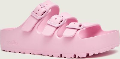Klapki damskie na lato BIRKENSTOCK ze sklepu: Gomez Fashion Store w kategorii: Klapki damskie - zdjęcie 874714-BD9-10338_BR262W000138315
