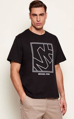 T-shirt męski na lato Michael Kors ze sklepu: Gomez Fashion Store w kategorii: T-shirty męskie - zdjęcie 874714-BD9-10338_MK261M000012001