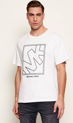 T-shirt męski na lato Michael Kors ze sklepu: Gomez Fashion Store w kategorii: T-shirty męskie - zdjęcie 874714-BD9-10338_MK261M000012100