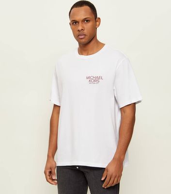 T-shirt męski na lato Michael Kors ze sklepu: Gomez Fashion Store w kategorii: T-shirty męskie - zdjęcie 874714-BD9-10338_MK261M000014100
