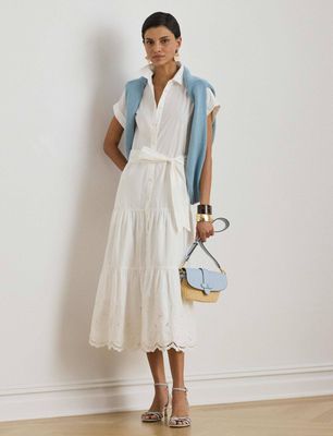 Sukienka na lato na wiosnę LAUREN RALPH LAUREN ze sklepu: Gomez Fashion Store w kategorii: Sukienki - zdjęcie 874714-BD9-10338_RL262W000007F20