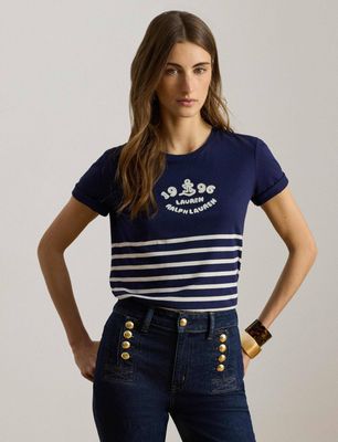 Bluzka damska młodzieżowa LAUREN RALPH LAUREN ze sklepu: Gomez Fashion Store w kategorii: Bluzki damskie - zdjęcie 874714-BD9-10338_RL262W00001046T