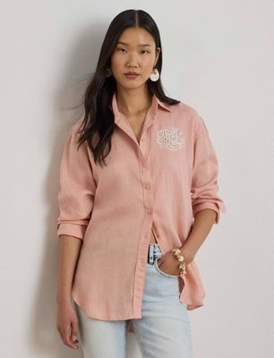 Koszula damska na wiosnę LAUREN RALPH LAUREN ze sklepu: Gomez Fashion Store w kategorii: Koszule damskie - zdjęcie 874714-BD9-10338_RL262W00002363T