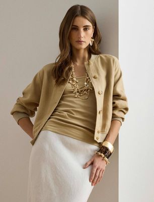 Kurtka damska elegancka LAUREN RALPH LAUREN ze sklepu: Gomez Fashion Store w kategorii: Kurtki damskie - zdjęcie 874714-BD9-10338_RL262W000045HZ1
