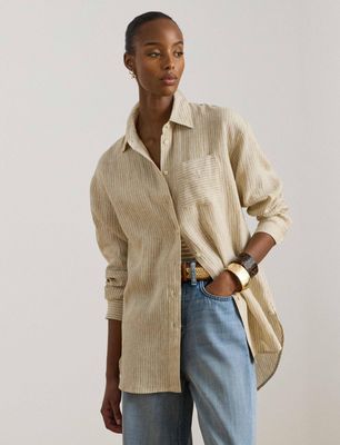 Koszula damska LAUREN RALPH LAUREN ze sklepu: Gomez Fashion Store w kategorii: Koszule damskie - zdjęcie 874714-BD9-10338_RL262W00004969T