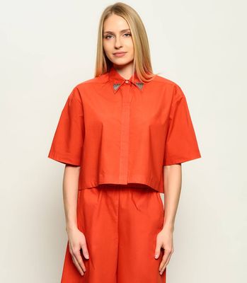 Pinko - Koszula damska casual na lato ze sklepu: Gomez Fashion Store w kategorii: Koszule damskie - zdjęcie 874714-BD9-10338_PI262W000072E64
