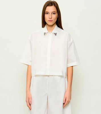 Koszula damska na lato Pinko ze sklepu: Gomez Fashion Store w kategorii: Koszule damskie - zdjęcie 874714-BD9-10338_PI262W000072005