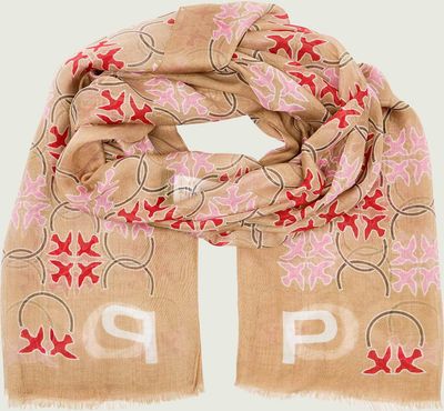 Szalik/chusta letni Pinko ze sklepu: Gomez Fashion Store w kategorii: Szaliki i chusty damskie - zdjęcie 874714-BD9-10338_PI262W000091E66