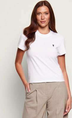 Bluzka damska na wiosnę AMI Paris ze sklepu: Gomez Fashion Store w kategorii: Bluzki damskie - zdjęcie 874714-BD9-10338_AI262W000003008