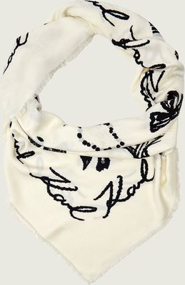 Szalik/chusta na wiosnę Karl Lagerfeld ze sklepu: Gomez Fashion Store w kategorii: Szaliki i chusty damskie - zdjęcie 874714-BD9-10338_KL261W000100888